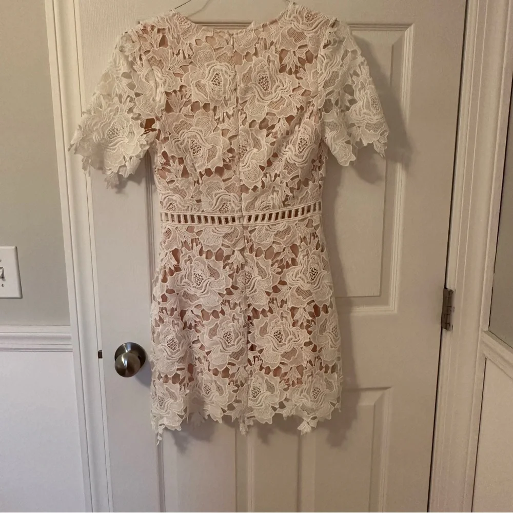 NWOT Urban Outfitters White Eyelet Dress - Picture 3 of 3